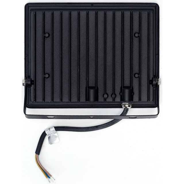 HLW LED LED Construction Lamp 50 Watt IP65 - Waterproof Black & White LED Lamp with Neutral White Light