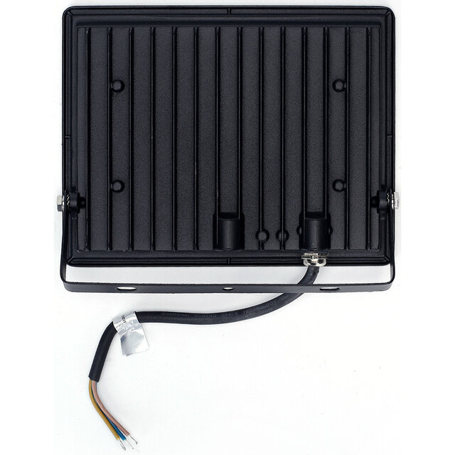 HLW LED Waterdichte LED Bouwlamp 50W IP65 - Zwart & Wit - Helder Koud Wit 6000K