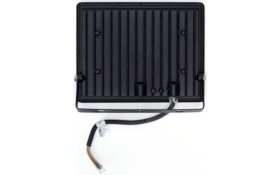 HLW LED Waterproof LED Construction Lamp 50W IP65 - Black & White - Bright Cool White 6000K