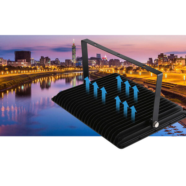 HLW LED LED Bouwlamp Zwart & Wit Waterdicht IP65 - Koud Wit 6000K, Helder & Duurzaam HLW LED LED Bouwlamp Zwart & Wit Waterdicht IP65 - Koud Wit 6000K, Helder & Duurzaam