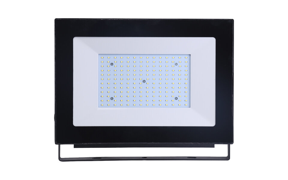 HLW LED Robust LED Construction Lamp IP65 - Black & White, Cool White 6000K, Waterproof