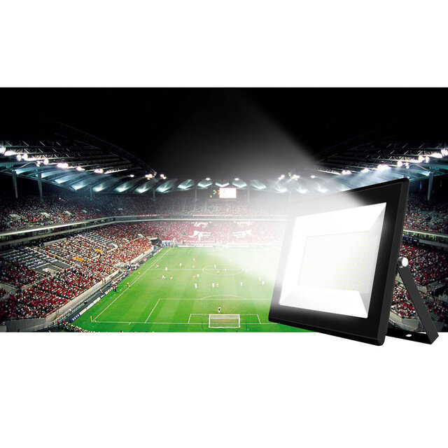 HLW LED Robuuste LED Bouwlamp IP65 - Zwart & Wit, Koud Wit 6000K, Waterdicht HLW LED Robuuste LED Bouwlamp IP65 - Zwart & Wit, Koud Wit 6000K, Waterdicht