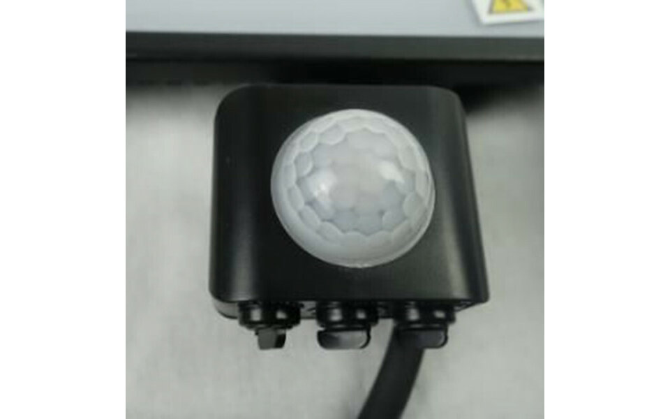 HLW LED LED Bouwlamp en LED Wandlamp met Sensor - Zwarte en Witte Vloerlamp - Koud Wit 6000K