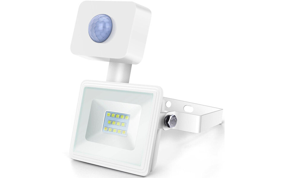 HLW LED LED Construction Lamp 10W with Sensor | Waterproof LED Construction Lamp & Wall Lamp IP65, Cool White 6000K HLW LED LED Construction Lamp 10W with Sensor | Waterproof LED Construction Lamp & Wall Lamp IP65, Cool White 6000K