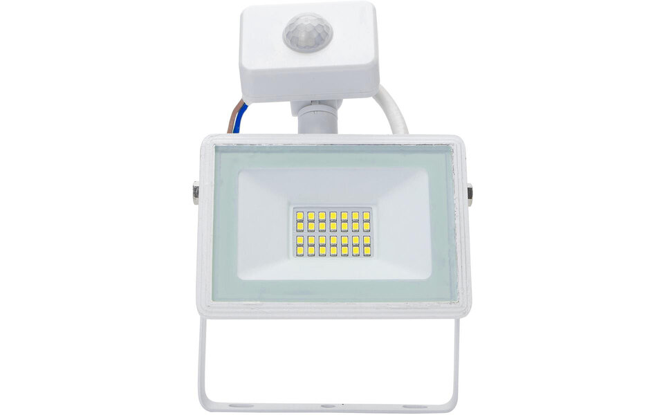 HLW LED LED Construction Lamp & Wall Lamp with Sensor, IP65 Waterproof, Cool White 6000K – 20W LED Lamp
