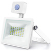 LED Bouwlamp 30W met Sensor - Waterdichte Witte Vloerlamp LED Bouwlamp 30W met Sensor - Waterdichte Witte Vloerlamp