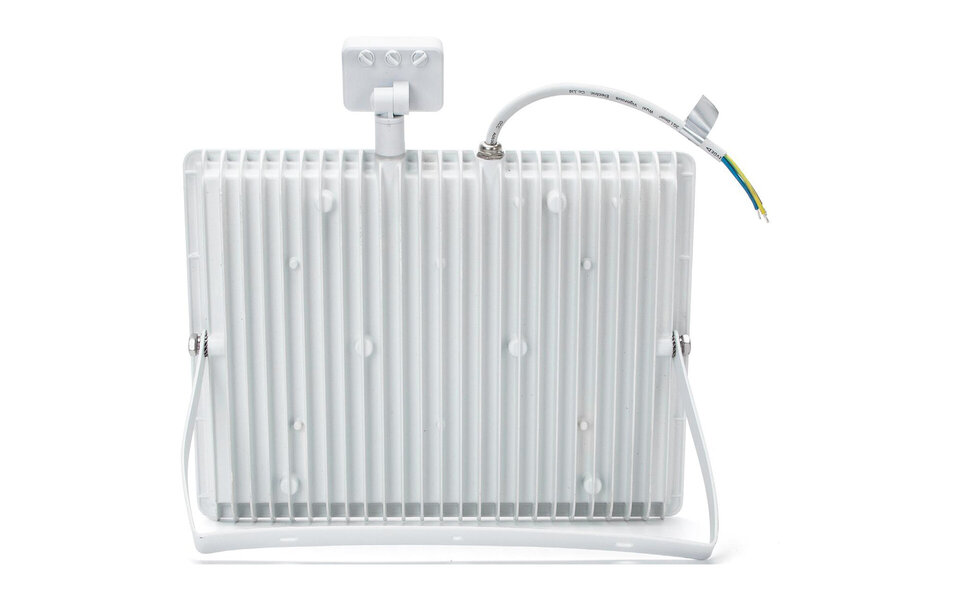 HLW LED LED Bouwlamp 100W met Sensor - Waterdichte LED Bouwlamp en Wandlamp IP65, Neutraal Wit HLW LED LED Bouwlamp 100W met Sensor - Waterdichte LED Bouwlamp en Wandlamp IP65, Neutraal Wit