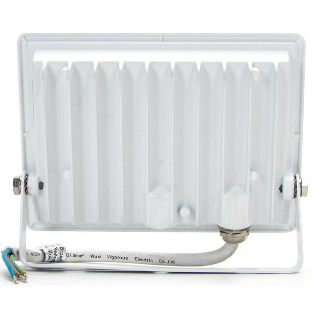 HLW LED LED Bouwlamp 30W - Witte Waterdichte LED Lamp IP65 - Koud Wit 6000K HLW LED LED Bouwlamp 30W - Witte Waterdichte LED Lamp IP65 - Koud Wit 6000K