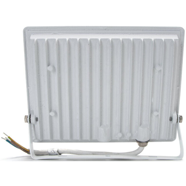 HLW LED Robuuste LED Bouwlamp 50W - Mat Wit, Waterdicht IP65, Neutraal Wit Licht