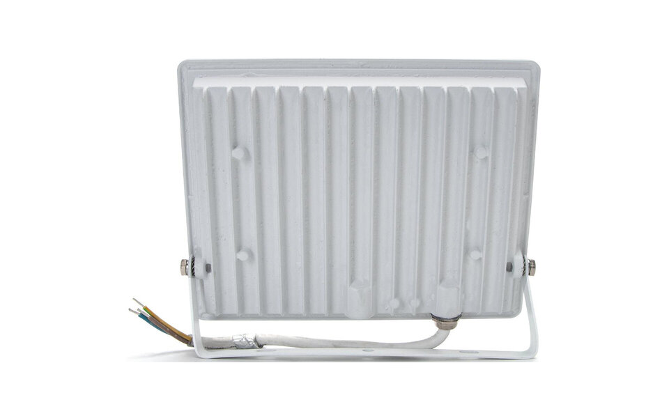 HLW LED Robust LED Construction Lamp 50W - Matte White, Waterproof IP65, Neutral White Light