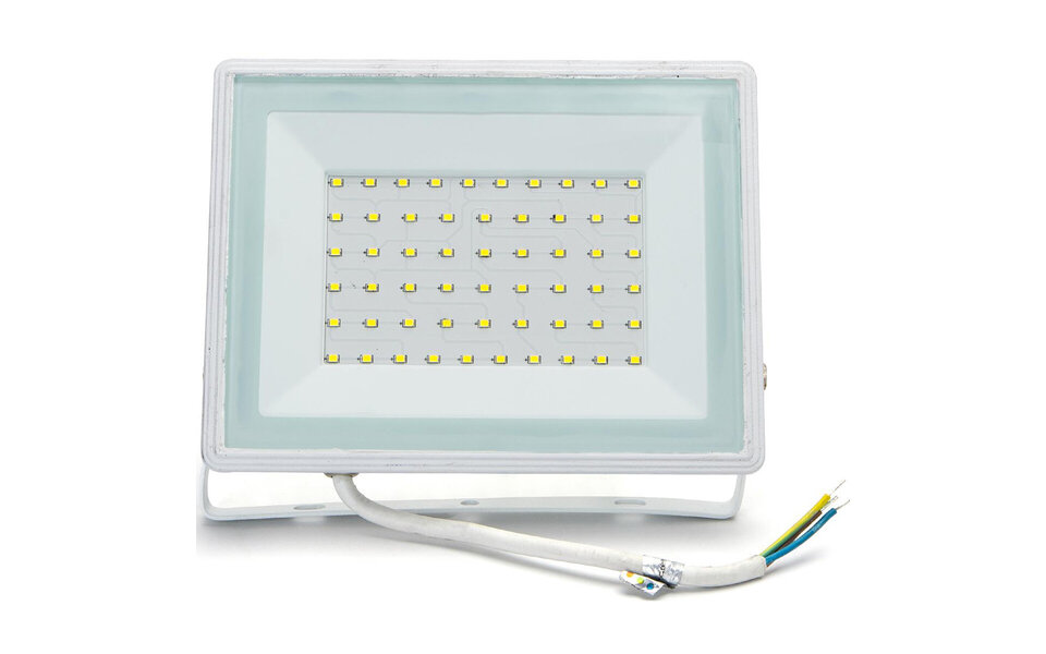 HLW LED Mat Witte LED Bouwlamp 50W - Waterdicht IP65 - Koud Wit 6000K LED Lamp