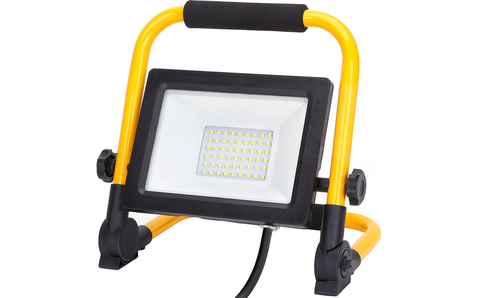 HLW LED Waterproof Adjustable LED Construction Lamp 30W - Cool White 6000K Daylight HLW LED Waterproof Adjustable LED Construction Lamp 30W - Cool White 6000K Daylight