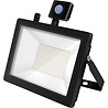 LED Bouwlamp & Wandlamp met Sensor - Waterdicht IP65 - Mat Zwart Buitenverlichting