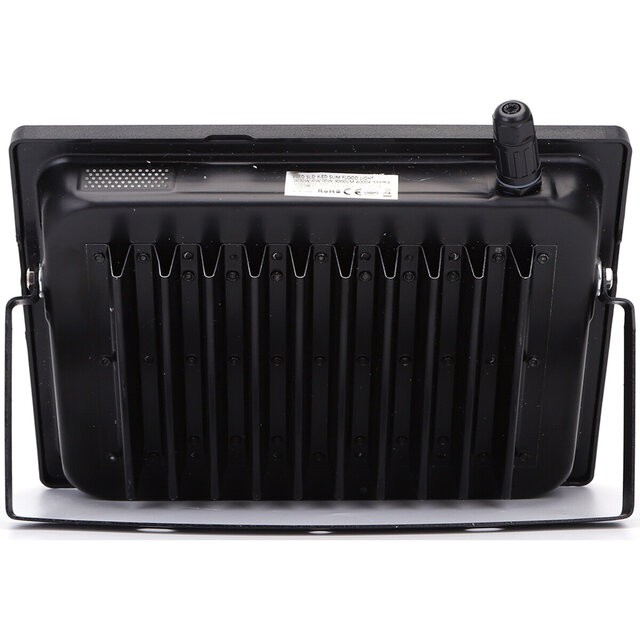 HLW LED LED Bouwlamp 100W - Waterdichte IP65 Bouwlamp - Zwart & Wit - Neutraal Wit 4000K