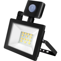 LED Bouwlamp & Wandlamp met Sensor - Mat Zwart & Wit 4000K LED Bouwlamp & Wandlamp met Sensor - Mat Zwart & Wit 4000K