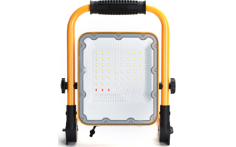 HLW LED Dimbare en Verstelbare LED Bouwlamp op Accu - Waterdicht IP65 Koud Wit 6500K