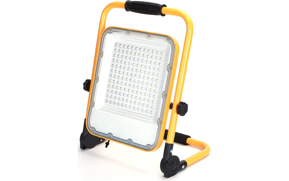 HLW LED LED Construction Lamp on Battery 100W - Dimmable, Adjustable Tripod, Waterproof IP65, Cool White 6500K