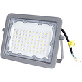 LED Bouwlamp Verstelbaar - Witte Vloerlamp Waterdicht IP65 - Koud Wit 6000K Daglicht Wit