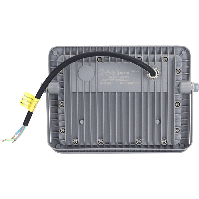 HLW LED LED Bouwlamp Verstelbaar - Witte Vloerlamp Waterdicht IP65 - Koud Wit 6000K Daglicht Wit