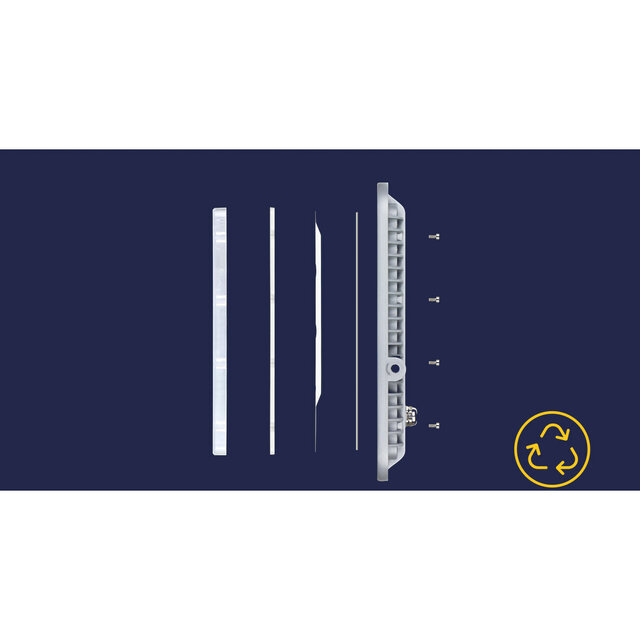 HLW LED Waterdichte Verstelbare LED Bouwlamp 50W - Witte Vloerlamp IP65 - Natuurlijk Wit HLW LED Waterdichte Verstelbare LED Bouwlamp 50W - Witte Vloerlamp IP65 - Natuurlijk Wit