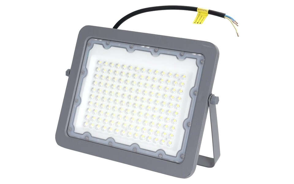 HLW LED LED Construction Lamp Adjustable Waterproof IP65 - White Floor Lamp Cool White 6000K Daylight White