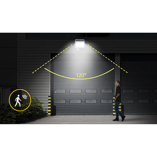 HLW LED LED Bouwlamp 50W Verstelbaar - Waterdichte LED Bouwlamp & Wandlamp Met Sensor, Neutraal Wit HLW LED LED Bouwlamp 50W Verstelbaar - Waterdichte LED Bouwlamp & Wandlamp Met Sensor, Neutraal Wit