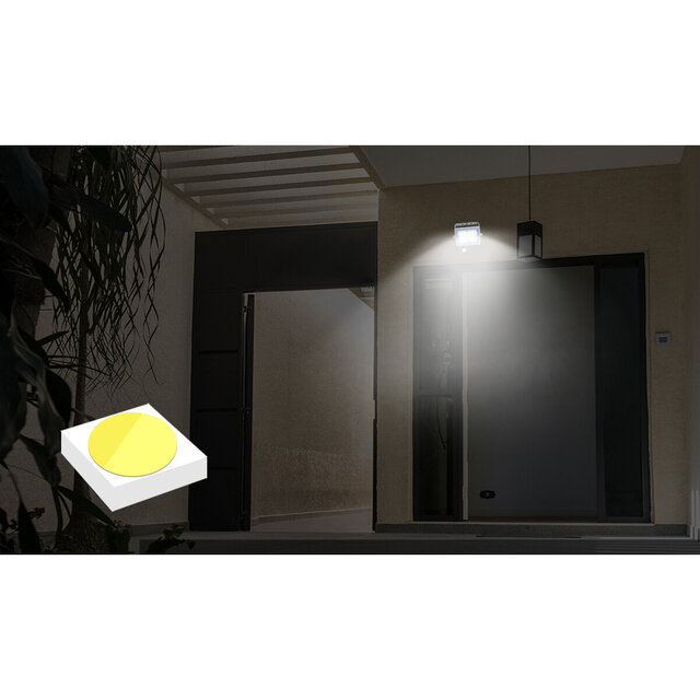 HLW LED LED Construction Lamp 50W Adjustable - Waterproof LED Construction Lamp & Wall Lamp With Sensor, Neutral White