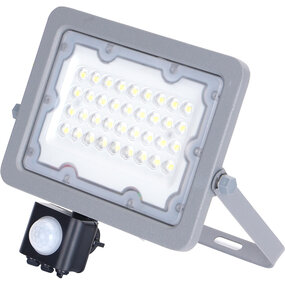 Verstelbare LED Bouwlamp met Sensor - Waterdicht IP65 - 30W Verstelbare LED Bouwlamp met Sensor - Waterdicht IP65 - 30W