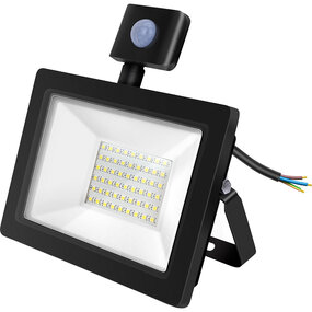 LED Bouwlamp & Wandlamp met Sensor - Zwart & Wit - Waterdicht IP65 LED Bouwlamp & Wandlamp met Sensor - Zwart & Wit - Waterdicht IP65