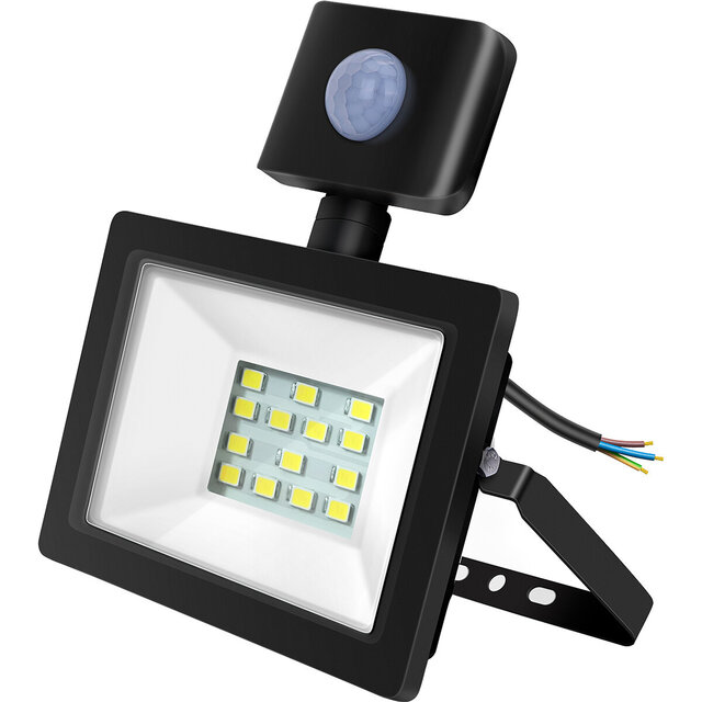LED Bouwlamp & Wandlamp met Sensor - Waterdicht IP65, 6000K Buitenverlichting
