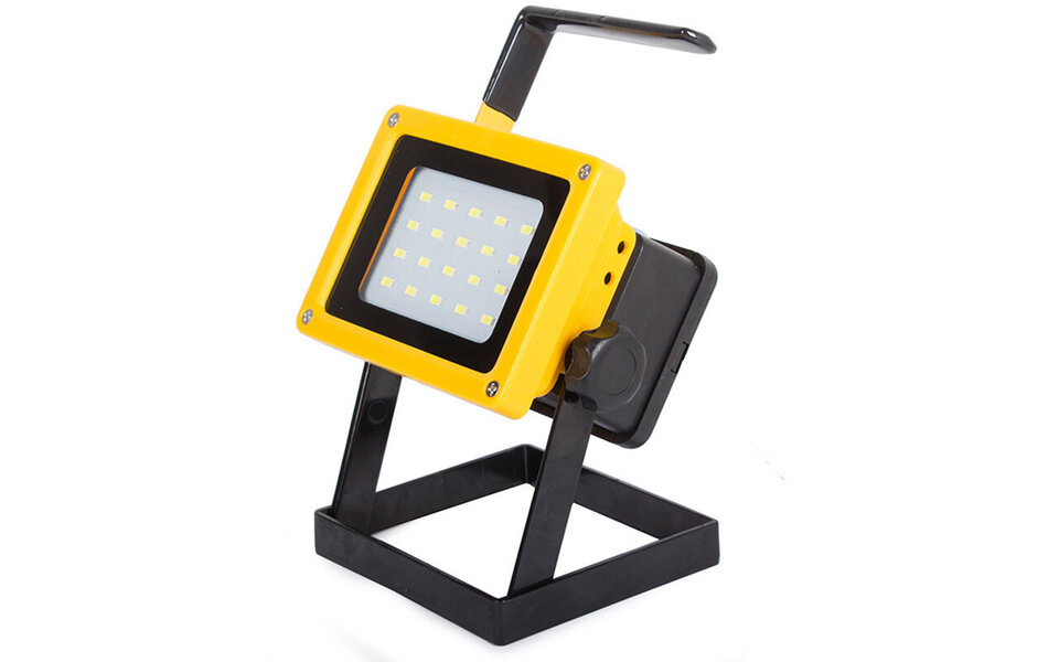 HLW LED Adjustable LED Construction Lamp - White, Waterproof IP65 LED Lamp - Cool White Daylight 6000K HLW LED Adjustable LED Construction Lamp - White, Waterproof IP65 LED Lamp - Cool White Daylight 6000K