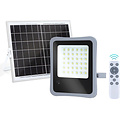 LED Floodlight 100W Solar - Waterdichte LED Vloer- & Wandlamp IP65, Koud Wit Daglicht 6000K