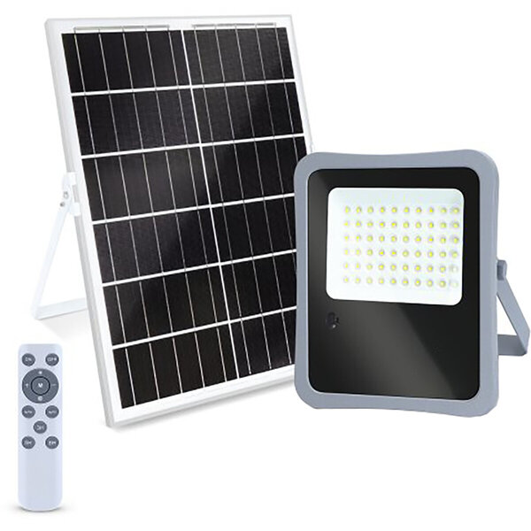 HLW LED LED Floodlight Solar 300W - Waterdichte IP65 LED Bouwlamp & Tuin Wandlamp Koud Wit 6000K HLW LED LED Floodlight Solar 300W - Waterdichte IP65 LED Bouwlamp & Tuin Wandlamp Koud Wit 6000K