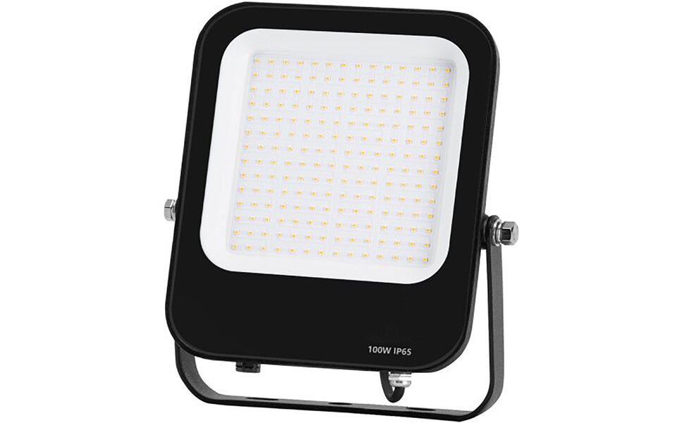 HLW LED LED Bouwlamp IP65 Waterdicht – Zwarte & Witte Vloerlamp met Neutraal Wit Licht HLW LED LED Bouwlamp IP65 Waterdicht – Zwarte & Witte Vloerlamp met Neutraal Wit Licht