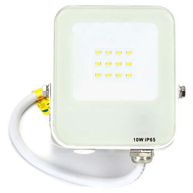 rechthoekige zwarte LED bouwlamp 10W met neutraal wit licht en waterdichte behuizing IP65 rechthoekige zwarte LED bouwlamp 10W met neutraal wit licht en waterdichte behuizing IP65