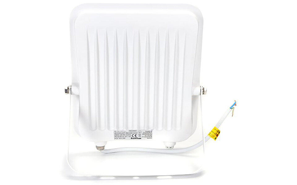 HLW LED LED Bouwlamp Waterdicht IP65 - Witte Bouwlamp met Verstelbare Beam Angle, Koud Wit 6000K HLW LED LED Bouwlamp Waterdicht IP65 - Witte Bouwlamp met Verstelbare Beam Angle, Koud Wit 6000K