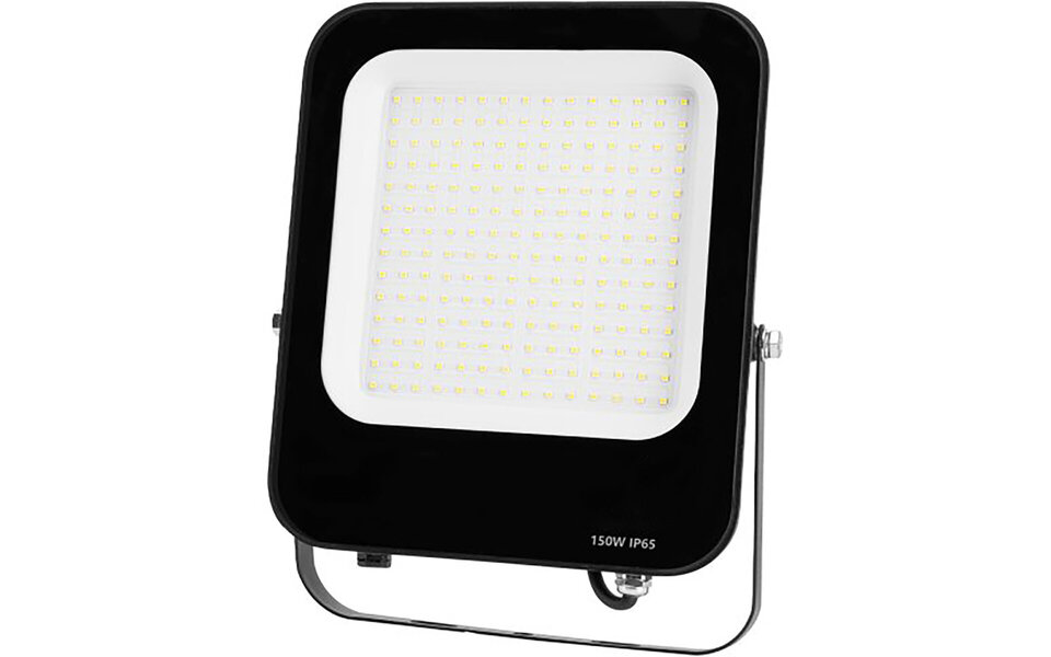 HLW LED LED Construction Lamp Waterproof IP65 - Adjustable Beam Angle, Black & White LED Lamp Cool White 6000K