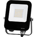 Waterproof LED Construction Lamp IP65 - Black & White LED Lamp, Neutral White, Adjustable Beam Angle