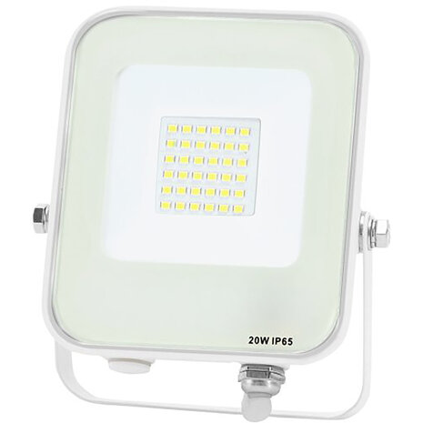 LED Bouwlamp Waterdicht IP65 - 20W Koud Wit 6000K, Beam Angle Verstelbaar LED Bouwlamp Waterdicht IP65 - 20W Koud Wit 6000K, Beam Angle Verstelbaar
