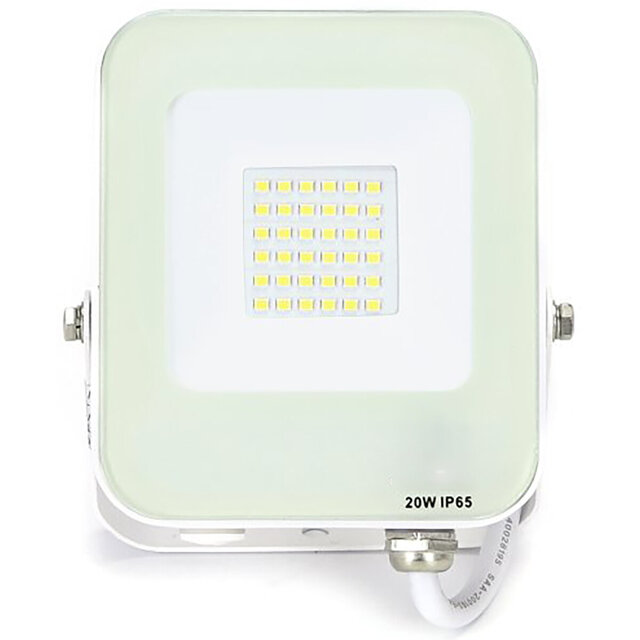 Verstelbare waterdichte LED bouwlamp 20W met koud wit licht 6500K en 1800 lumen