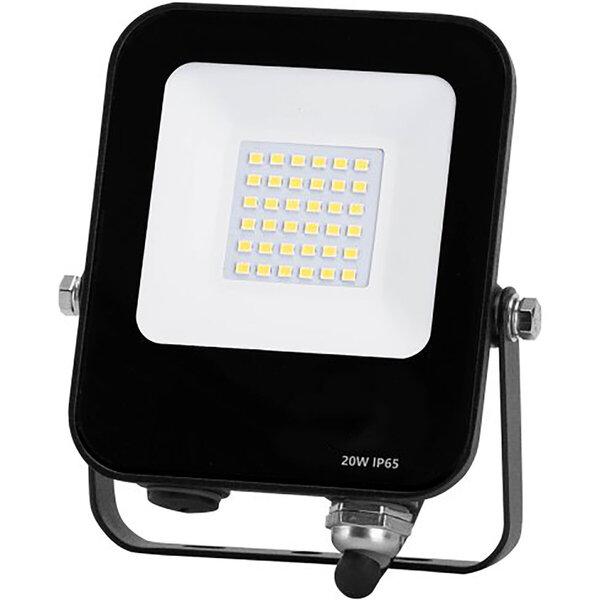 HLW LED LED Bouwlamp IP65 Waterdicht - Zwarte & Witte Vloerlamp met Beam Angle verstelbaar en Koud Wit 6000K HLW LED LED Bouwlamp IP65 Waterdicht - Zwarte & Witte Vloerlamp met Beam Angle verstelbaar en Koud Wit 6000K