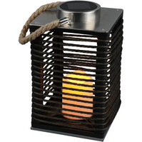 LED Tafellamp met Zonne-energie - Trion Santino - Dag en Nacht Sensor - Spatwaterdicht IP44 - Rond - Mat Zwart - Kunststof LED Tafellamp met Zonne-energie - Trion Santino - Dag en Nacht Sensor - Spatwaterdicht IP44 - Rond - Mat Zwart - Kunststof