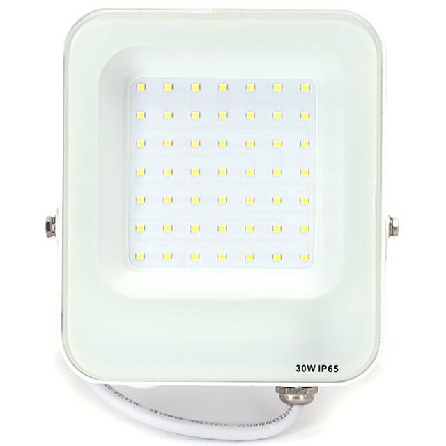 Waterdichte 30W LED bouwlamp met verstelbare beam angle en koel wit licht van 6500K voor buitengebruik Waterdichte 30W LED bouwlamp met verstelbare beam angle en koel wit licht van 6500K voor buitengebruik