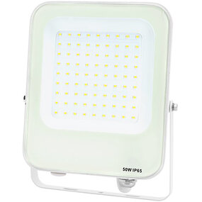 Waterdichte LED Bouwlamp 50W - Neutraal Wit, Verstelbaar Waterdichte LED Bouwlamp 50W - Neutraal Wit, Verstelbaar