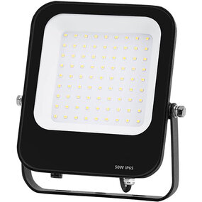 LED Bouwlamp 50W IP65 Waterdicht - Zwart & Wit, Verstelbaar LED Bouwlamp 50W IP65 Waterdicht - Zwart & Wit, Verstelbaar