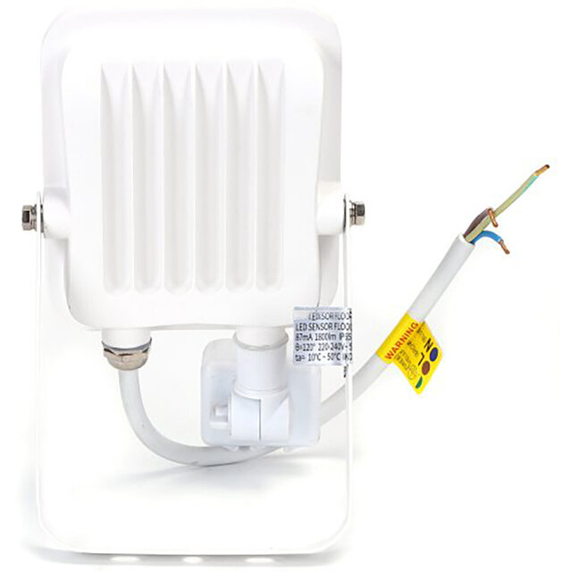 HLW LED LED Construction Lamp with Motion Sensor - Waterproof LED Wall Lamp IP65, 20W, Neutral White, Adjustable Beam Angle HLW LED LED Construction Lamp with Motion Sensor - Waterproof LED Wall Lamp IP65, 20W, Neutral White, Adjustable Beam Angle