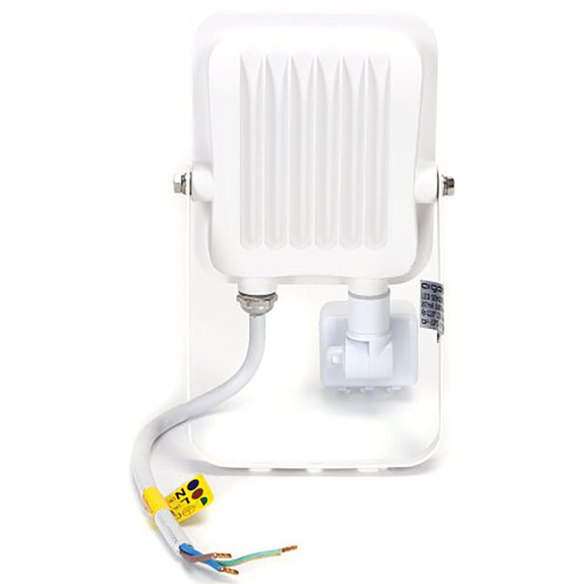HLW LED LED Construction Lamp & Wall Lamp with Motion Sensor - IP65 Waterproof, Adjustable Beam Angle, Cool White 6000K