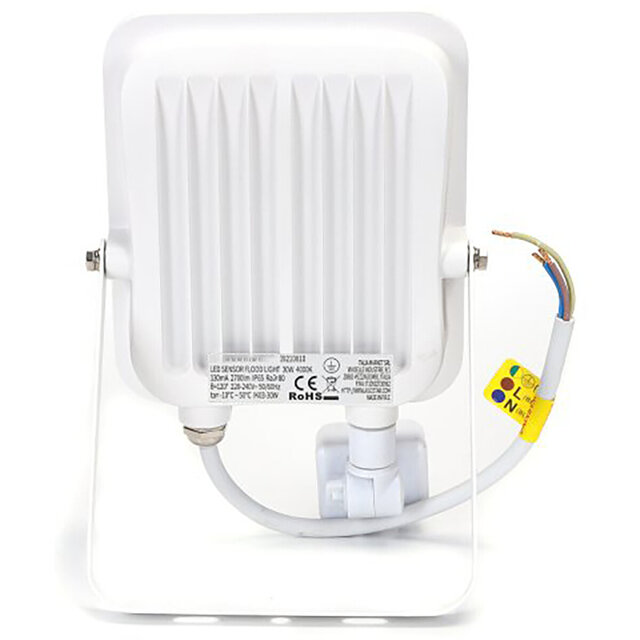 HLW LED LED Bouwlamp & Wandlamp met Sensor - Waterdicht IP65, Beam Angle Verstelbaar, Neutraal Wit