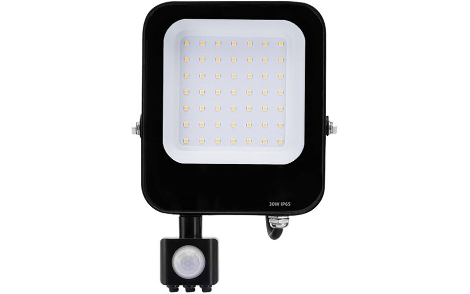 HLW LED LED Construction Lamp & Wall Lamp with Sensor - IP65 Waterproof, Adjustable Beam Angle, Natural White