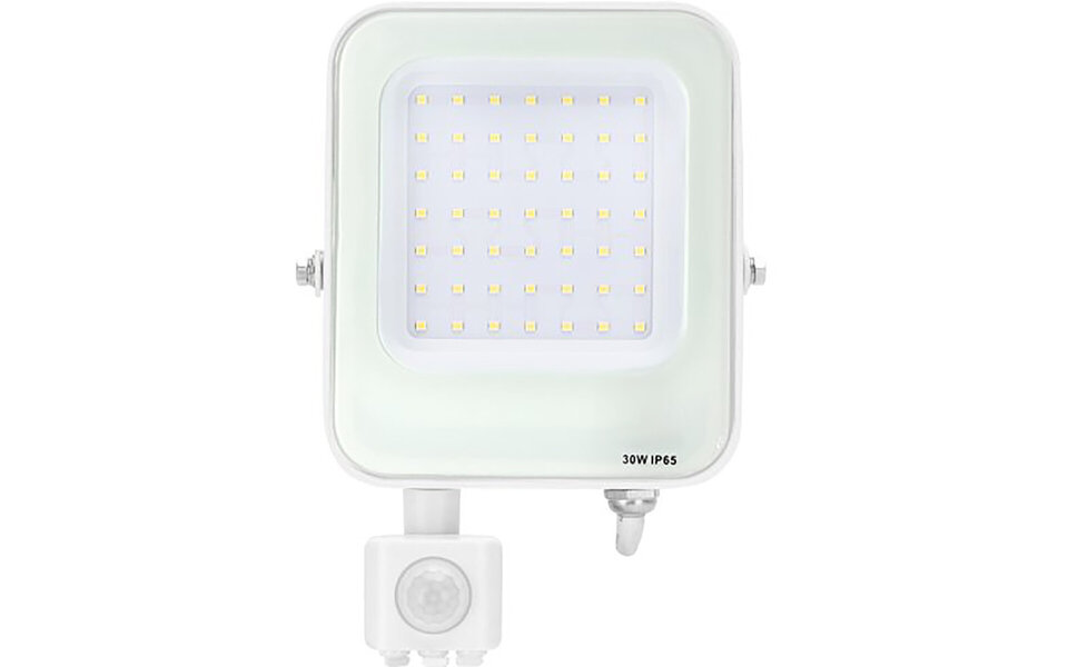 HLW LED LED Bouwlamp & Wandlamp met Sensor - Waterdicht IP65, Koud Wit 6000K, Beam Angle Verstelbaar